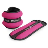 Hop-Sport Gewichtsmanschetten für Fuß- oder Handgelenk - Armgewichte Knöchelgewichte Set 2x 0,5kg, 1kg, 1,5kg, 2kg, 2,5kg (2x0,5kg)