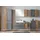 Held Varese Hochschrank 65 x 180 cm Hellgrau/Eiche Holz