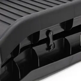 Wiltec Hunderampe faltbar 156 x 40 cm Schwarz