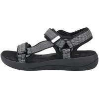 Hush Puppies Damen SARA Sandal Fischersandale, Schwarz, 39 EU
