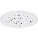 GLOBO LED Deckenleuchte Schirm mit Stern-Stanzungen rundes Panel weiß Farbwechsler cct