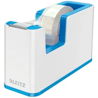 Leitz Tischabroller WOW Duo Colour perlweiß/blau