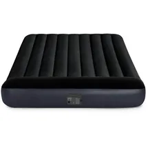 Intex Luftbett Classic Fiber-tech mit Pumpe Matratze 152x203x25cm - dunkelblau, Unisex