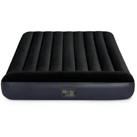Intex Luftbett Classic Fiber-tech mit Pumpe Matratze 152x203x25cm - dunkelblau, Unisex