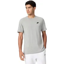 Nike Sportswear Club Herren-T-Shirt Dark Grey Heather/Black XXL
