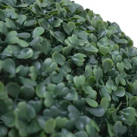 Mendler Künstlicher Busch HWC-O96, Buchskugel Dekopflanze Buchsbaumkugel Kunstpflanze Buxus, Outdoor, Polyethylen Ø 53cm