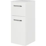 Saphir Unterschrank Badschrank 30 x 33 x 73 cm Weiß