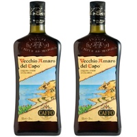 Caffo Vecchio Amaro Del Capo 2er Set Kräuterlikör aus Kalabrien Alkohol 35% 2x1L