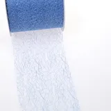 Deko AS GmbH Spiderweb Tischband - 8cm hellblau - Rolle 25m - 67 015-R 80