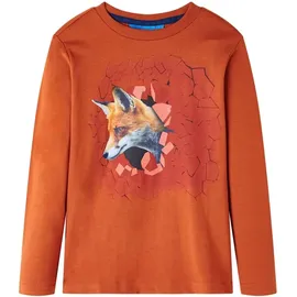 vidaXL Pullover Rostbraun 92