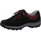 WALDLÄUFER Holly Damen-Wanderhalbschuh, Denver Sport-Net, schwarz rubin, Weite H 471000-804-583 37 - 37