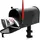 Wiltec US Mailbox schwarz