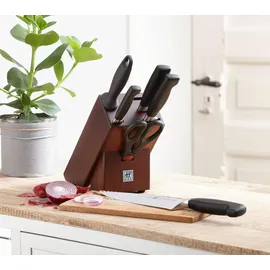 Zwilling Messerblock VierSterne Walnuss