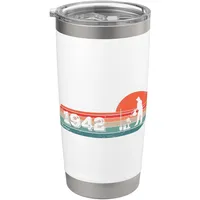 Gärtner Jahrgang 1942 Geburtstag Garten-Planzen Gärtner Doppelwandiger Edelstahl-Thermobecher