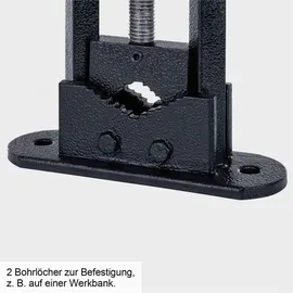 SCHEPPACH Schraubstock Metall schwarz