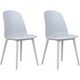 Beliani Esszimmerstuhl 2er Set FOMBY