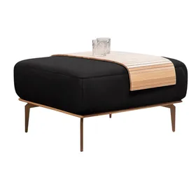 W.Schillig Polsterhocker run 75 x 46 x 60 cm Schwarz