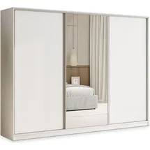 masseno Schwebetürenschrank TARI 270 x 205 x 58 cm Weiß