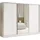 masseno Schwebetürenschrank TARI 270 x 205 x 58 cm Weiß