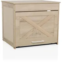 hjh living Katzenbox / Katzenhöhle Kitty Pawbox 1 60x50x53,5 cm Eiche hjh Living