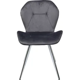 Kare Stuhl Viva Polyester grau 2er Set