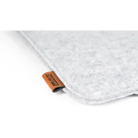 MIQIO Sitzkissen 35 x 35 cm hellgrau 2-tlg.