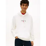 Tommy Hilfiger TJM REGULAR SIGN BACKPRINT Kapuzensweatshirt Herren Weiß XXL