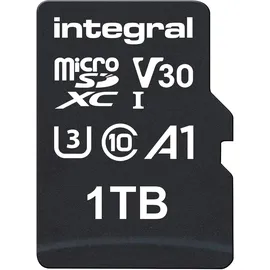 Integral 1TB microSD-Karte Premium Hochgeschwindigkeits-4K-Video-Speicherkarte – Bis zu 100MB/s Lesen und 50MB/s Schreiben, UHS-I, U3, Klasse 10, A1 App-Performance – Smartphones, Tablets, Drohnen
