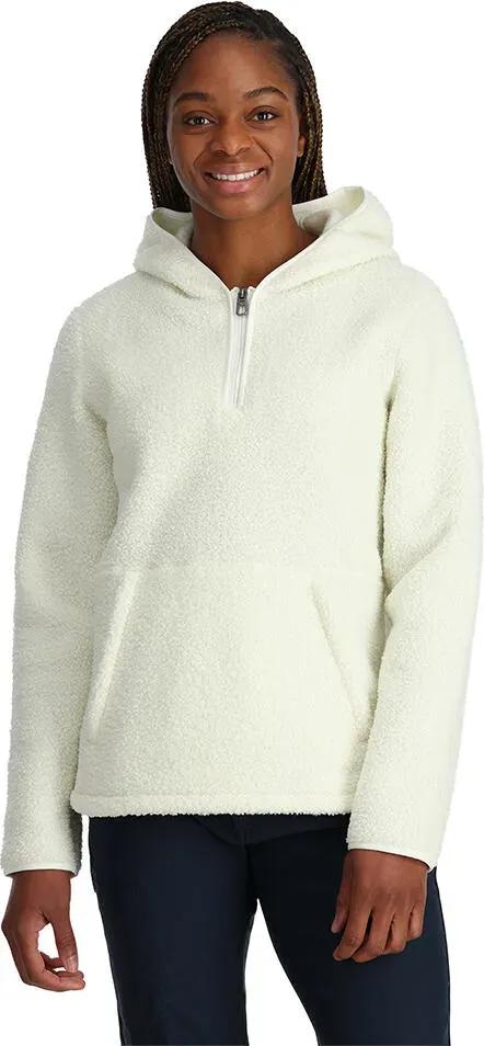 Spyder Cloud Fleece Hoodie Pullover Fleece snow (SNO) L