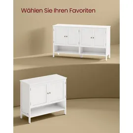 VASAGLE Schuhschrank 35 x 80 x 70 cm grau / grau