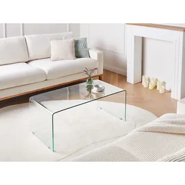 Beliani Kendall Transparent Glas 100 x 40 x 50 cm