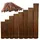 ogrodzenia wiklinowe Windschutz 110 x 500 cm Naturbelassen Holz