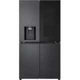 LG InstaView GMK960EV2E, Freistehend, Mehrtürig, Schwarz, Gebürsteter Stahl, 4 Tür(en), Essence Black Steel, LED - Schwarz/Silber