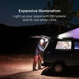 Biolite Luci Charge 360 Solarlaterne Kunststoff 360 lm 1 Stück weiß