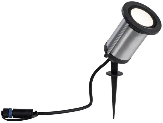 Paulmann LED-Erdspieß Plug & Shine Alu, Eisen, Stahl Metall