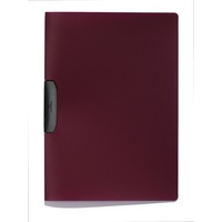 Durable Klemm-Mappe Duraswing, bis 30 Blatt A4, aubergine, 5er