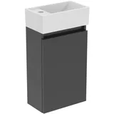 Ideal Standard Waschbeckenunterschrank 1 Tür 36 x 67 x 21 cm Grau