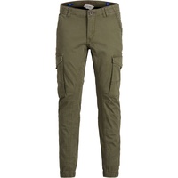 JACK & JONES Junior Cargohose in Olive NIGH, 152