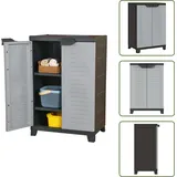 Kunststoffschrank 65x45x97 Cm - Aufbewahrungsbox - Garderobe - Schuhschrank - Werkzeugschrank - Plastikmöbel
