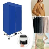 Wäschetrockner, Elektrischer Trockner für Wohnungen, Durchdachtes Design tragbare Mini-Trocknermaschine, Blau - Blau