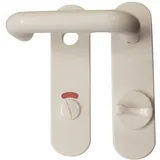 Alpertec WC-Kurzschildgarnitur Nylon Weiß