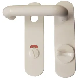 Alpertec WC-Kurzschildgarnitur Nylon Weiß