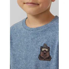 s.Oliver Warmes Langarmshirt mit Struktur und Stickerei - blau - 140