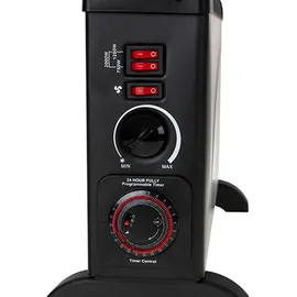 Mesko MS 7741 Elektrischer Konvektorheizung - 2000 W mit 3 Stufen, Schwarz