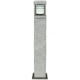 Heitronic Wegeleuchte Granit 70 cm E27 grau