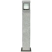 Heitronic Wegeleuchte Granit 70 cm E27 grau