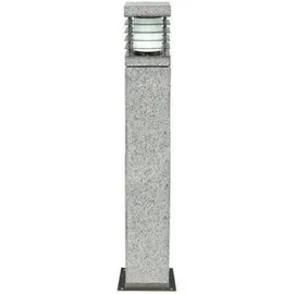 Heitronic Wegeleuchte Granit 70 cm E27 grau