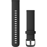 Garmin Schnellwechsel Ersatzarmband 18mm Silikon schwarz/schiefer 110-195mm (010-12932-01)