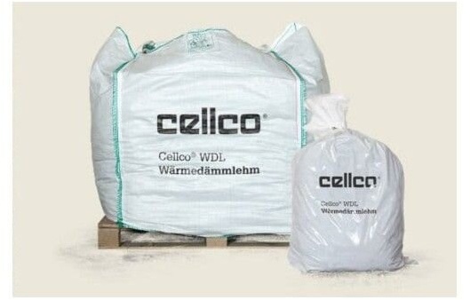 Cellco Wärmedämmlehm (WDL) - 300 kg Big-Bag