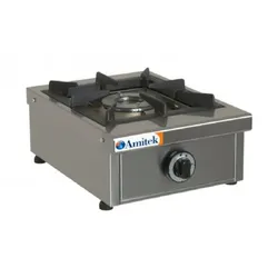 Gasherd - AMITEK FG65 - Gas - Leistung (W) 6500 - Rostfreier Stahl